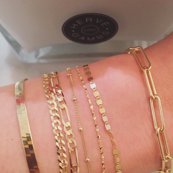 NWT Dina Chain Bracelet // 14K Gold Vermeil - Picture 6 of 7